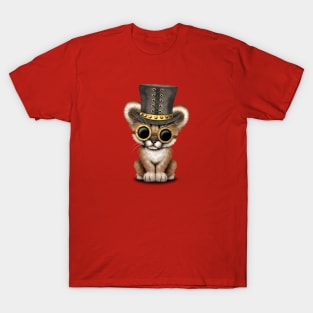 Steampunk Baby Cougar Cub T-Shirt